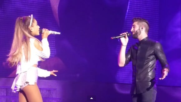 Kendji Girac s'invite sur scène au Zénith de Paris pour le concert d'Ariana Grande