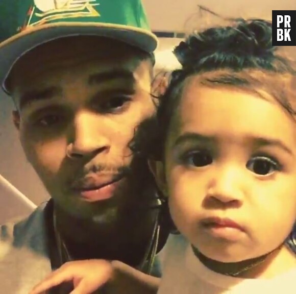 Chris Brown gaga de sa fille Royalty