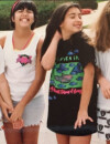 Kourtney Kardashian et Kim Kardashian (au milieu) sur une photo dossier de leur enfance publiée par Kris Jenner
