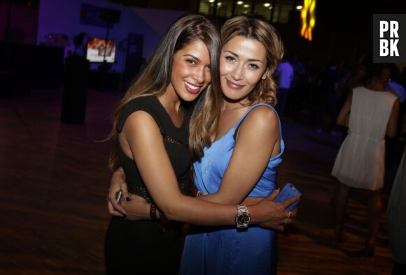 Karima Charni et Ayem Nour à la soirée du concours Orange des Jeunes Designers le 4 juin 2015 à Paris