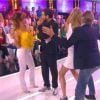 Laetitia Milot et Caroline Ithurbide dans une battle de danse sexy dans TPMP, le 16 juin 2015 sur D8