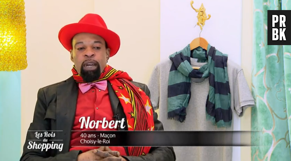 Norbert (Les Rois du Shopping) : candidat déjà culte et gagnant de la première compétition masculine de l'émission de Cristina Cordula sur M6, juin 2015