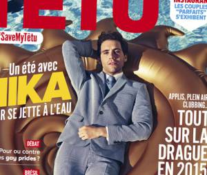 Mika en Une du magazine Têtu, numéro de juillet-août 2015