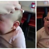 Adorable : un bébé enfile pour la toute première fois des lunettes, sa réaction est à croquer !