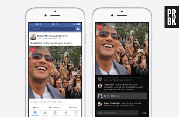 Facebook lance "Facebook Live", son Periscope... pour les stars !