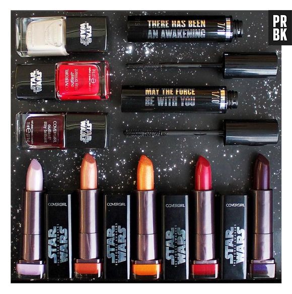 Star Wars 7 : Covergirl lance une collection de maquillage (vernis, rouge à lèvres, mascara) pour être jedi ou sith