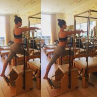 Lea Michele : séance de sport sexy sur Instagram
