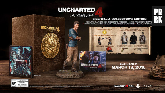 Uncharted 4 : l'édition collector "Libertalia Collector's Edition"