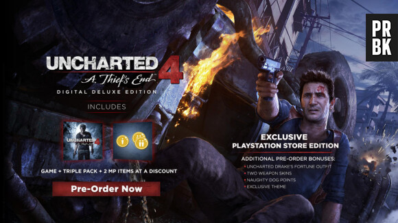 Uncharted 4 : l'édition collector "Digital Deluxe Edition"
