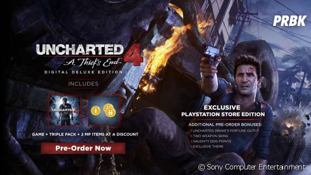 Uncharted 4 : date de sortie sur PS4, éditions collectors et DLC