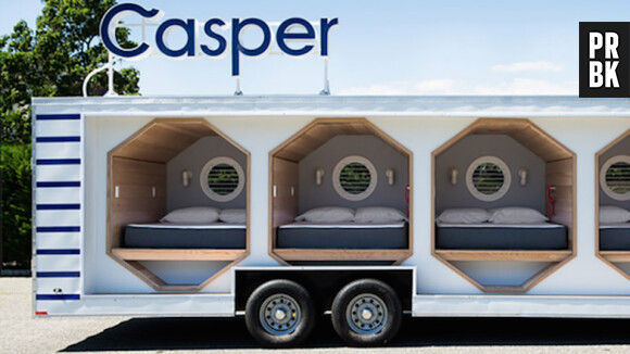 Aux Etats-Unis, la marque Casper invente le "camion à siestes"