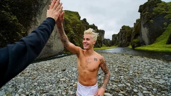 Justin Bieber en boxer blanc mouillé sur Instagram : la photo sexy à 1 million de "like"