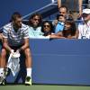 Shy'm à l'US Open le 6 septembre 2015 pour soutenir Benoît Paire face à Jo-Wilfried Tsonga