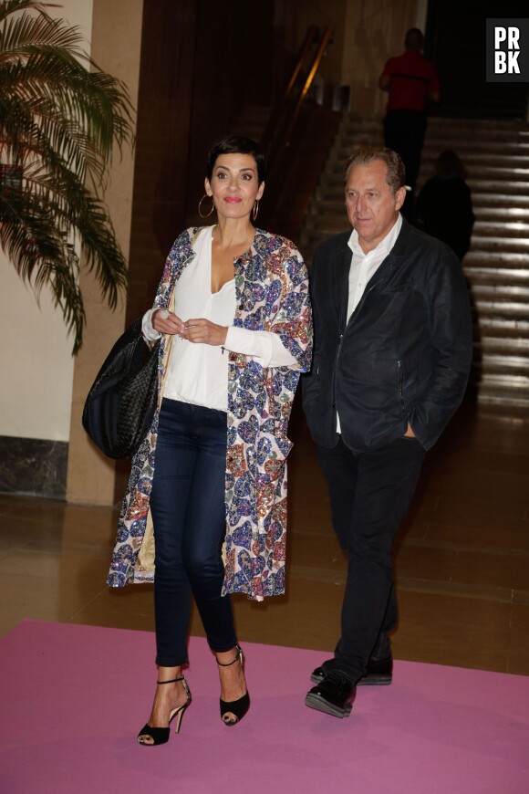 Cristina Cordula présente son chéri Frédéric Cassin lors du lancement d'Octobre Rose à Paris le 28 septembre 2015