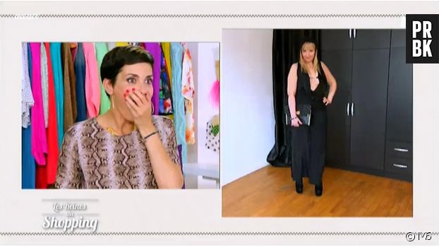 Cristina Cordula choquée par la tenue d&#039;Ingrid, candidate des Reines du Shopping dans l&#039;émission du 30 septembre 2015 sur M6