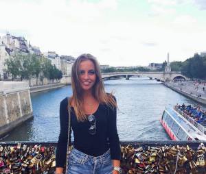 David Ginola : sa fille sur le pont des arts