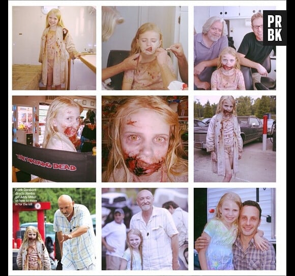 The Walking Dead : les coulisses du tournage de la scène d'Addy Miller, la première zombie de la série