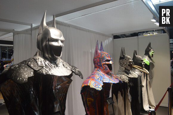 Comic Con Paris 2015 : des masques de Batman en exposition