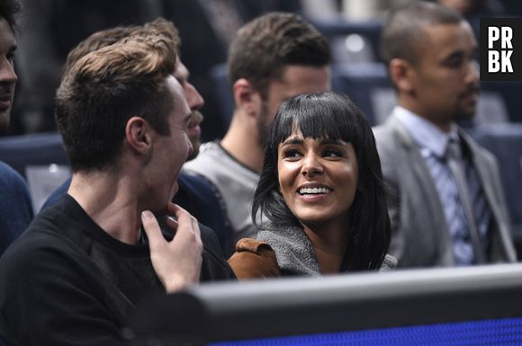 Shy'm venue soutenir son petit ami Benoît Paire au tournoi BNP Paris Masters à Bercy, le 2 novembre 2015