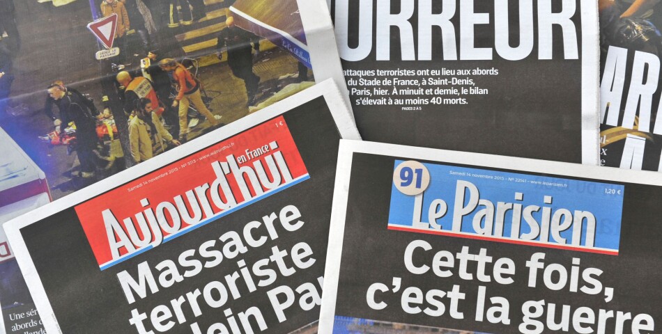 Attentats de Paris : les journaux le lendemain du drame