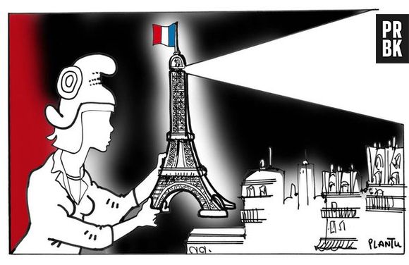 Attentats à Paris : l'hommage aux victimes en dessins
