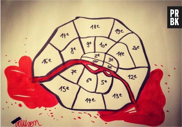 Attentats à Paris : l'hommage aux victimes en dessins