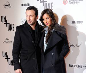 Malika Ménard et son petit-ami Michaeël Cohen à l'avant-première du film Un + Une, le 23 novembre 2015