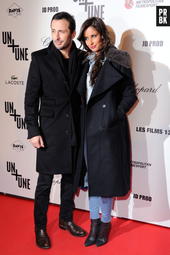 Malika Ménard et son petit-ami Michaeël Cohen à l'avant-première du film Un + Une, le 23 novembre 2015