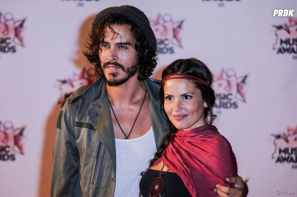 Fréro Delavega : Florian Delavega en couple avec Natalia Doco lors des NRJ Music Awards 2015, à Cannes, le novembre 2015