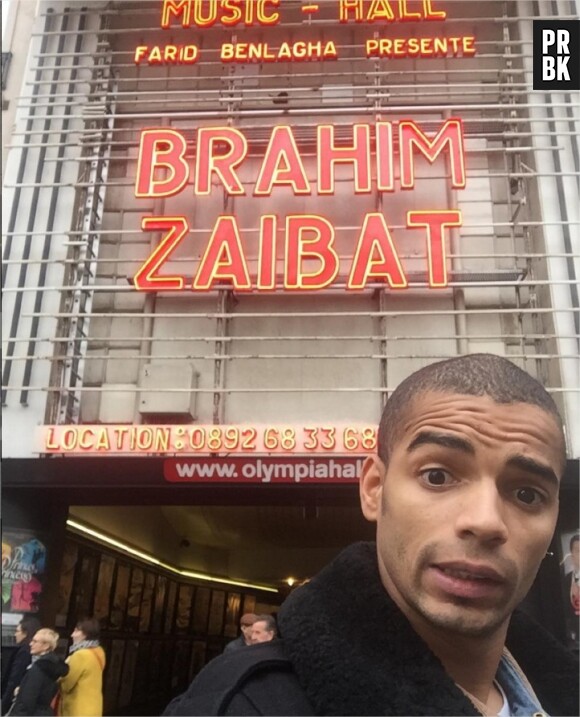 Brahim Zaibat et son spectacle Rock It All à l'Olympia à Paris, le 1 décembre 2015