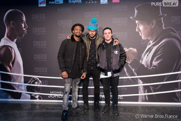 Le Woop Gang à l'avant-première de Creed à Paris ce jeudi 7 janvier 2016