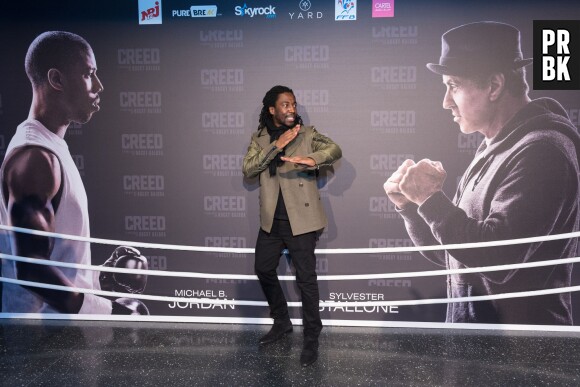 Noom Diawara à l'avant-première de Creed à Paris ce jeudi 7 janvier 2016