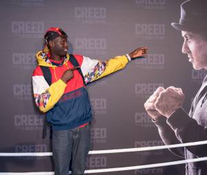 Youssoupha Diaby à l'avant-première de Creed à Paris ce jeudi 7 janvier 2016