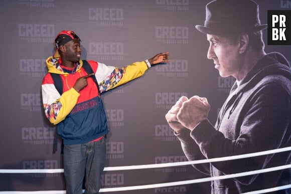Youssoupha Diaby à l'avant-première de Creed à Paris ce jeudi 7 janvier 2016
