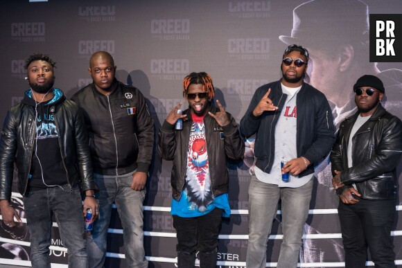 Le groupe La mz à l'avant-première de Creed à Paris ce jeudi 7 janvier 2016