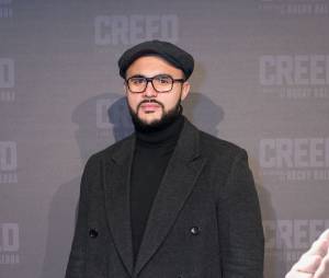 Hassan Ndam à l'avant-première à Paris de Creed le 7 janvier 2016