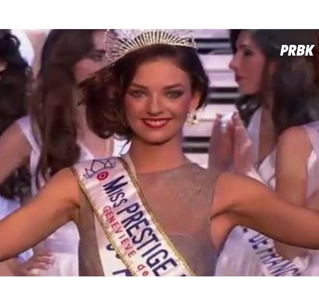 Emilie Secret, gagnante de Miss Prestige National 2016, le 16 janvier