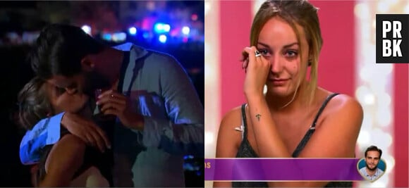 Nikola embrasse Méghane (Les Princes de l'amour 3) dans l'épisode n°54 du 21 janvier 2016 sur W9