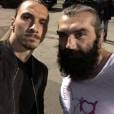 Zlatan Ibrahimovic et Sébastien Chabal dans les coulisses des concerts des Enfoirés 2016