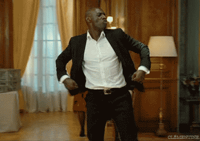Omar Sy danse sur Earth Wind And Fire dans Intouchables