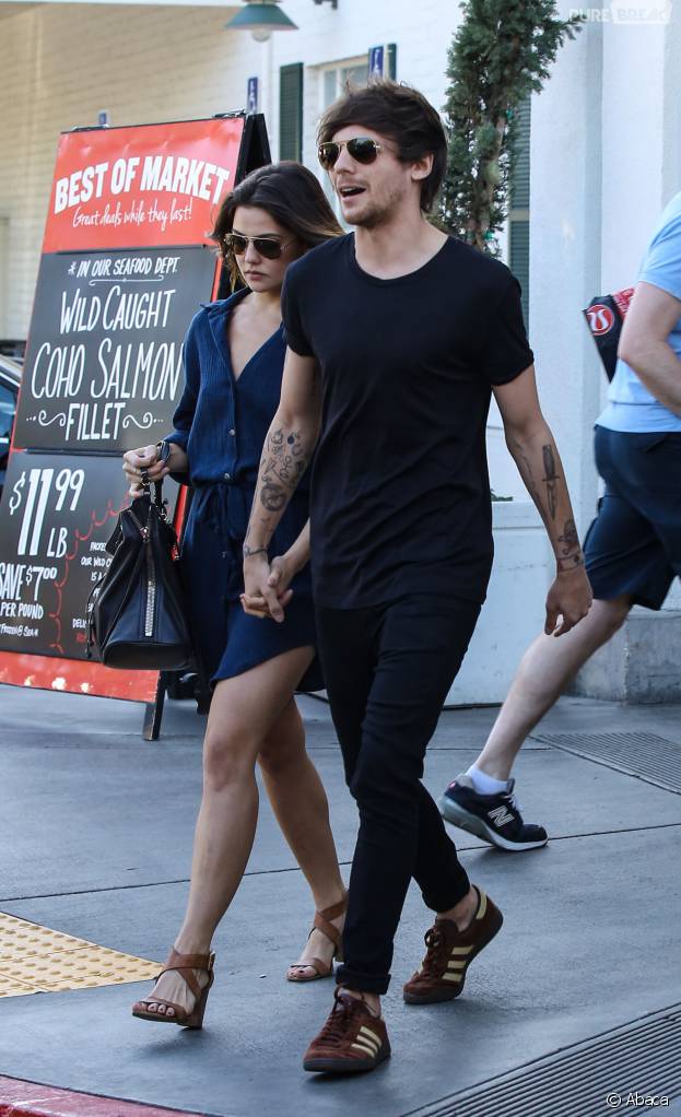 Louis Tomlinson en couple avec Danielle Campbell dans les rues de Los Angeles le 20 février 2016
