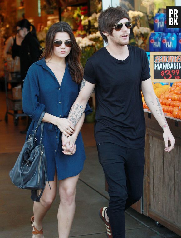 Louis Tomlinson en couple avec Danielle Campbell dans les rues de Los Angeles le 20 février 2016