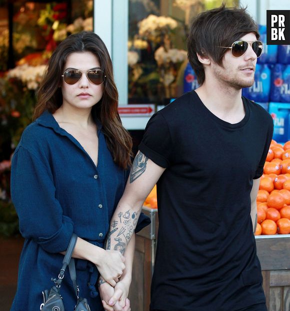 Louis Tomlinson en couple avec Danielle Campbell dans les rues de Los Angeles le 20 février 2016