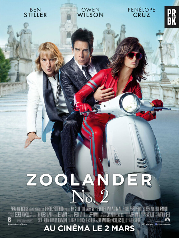 Zoolander 2 : l'affiche du film