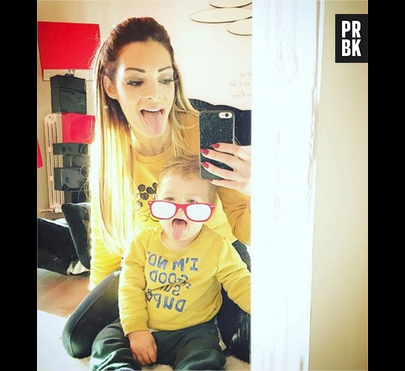 Emilie Nef Naf pose avec son fils Menzo sur Instagram