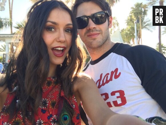 Nina Dobrev et Steven R. McQueen à Coachella en avril 2016