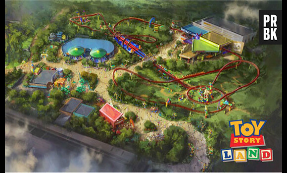 Disneyland dévoile les images de Toy Story, son nouveau parc