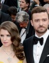 Anna Kendrick et Justin Timberlake sur le tapis rouge de la soirée d'ouverture du Festival de Cannes le 11 mai 2016