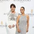 Kim Kardashian et Kris Jenner sur le tapis rouge de la soirée De Gisogono au Festival de Cannes le 17 mai 2016