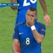 Dimitri Payet (France - Roumanie) en larmes après son but, Twitter sous le charme